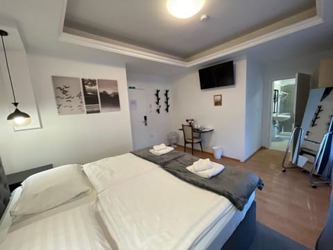 Bed, TV and multimedia, Photo of the whole room, Bedroom
