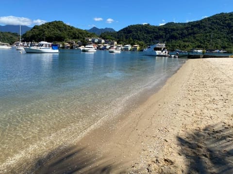 Natural landscape, Beach, Mountain view, Sea view