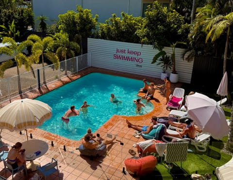 People, Pool view, Swimming pool, group of guests, sunbed
