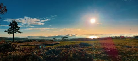 Lake view, Mountain view, Sunset