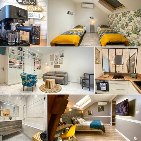 Living room, Bedroom, kitchen