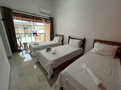 Bed, Photo of the whole room, Bedroom, towels, air conditioner