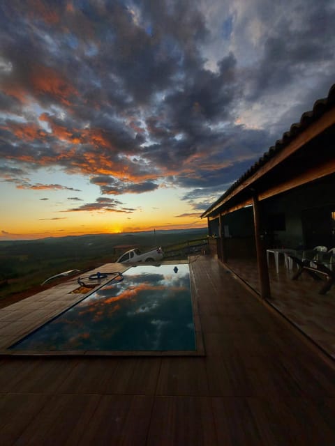 Natural landscape, Pool view, Swimming pool, Swimming pool, Sunset