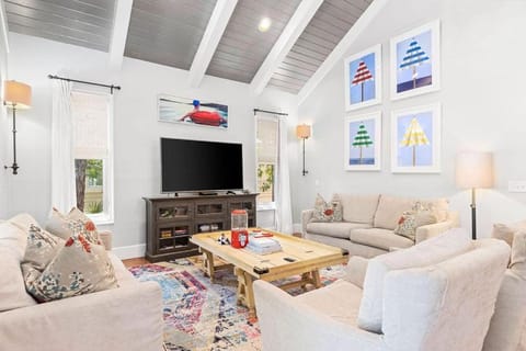 Watercolor - Rudy's Rendezvous House in Seagrove Beach