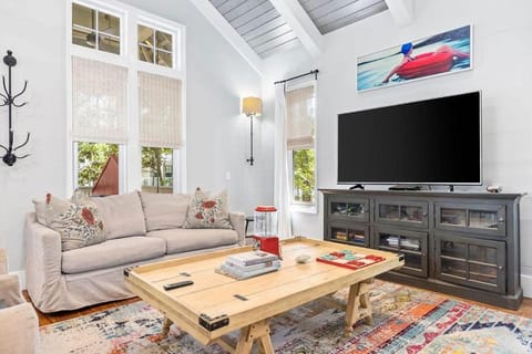 Watercolor - Rudy's Rendezvous House in Seagrove Beach