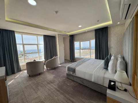 Bed, Photo of the whole room, Bedroom, Sea view