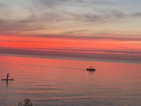 Natural landscape, Beach, Lake view, Sunrise, Sunset