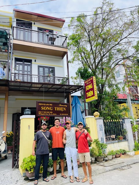 Property building, group of guests