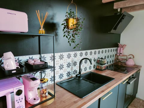 Kitchen or kitchenette, minibar, pet friendly, stove