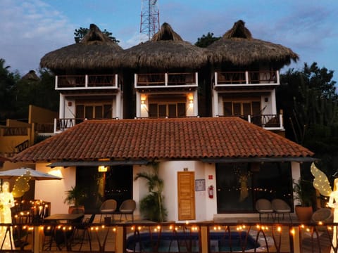 Property building, Sunset