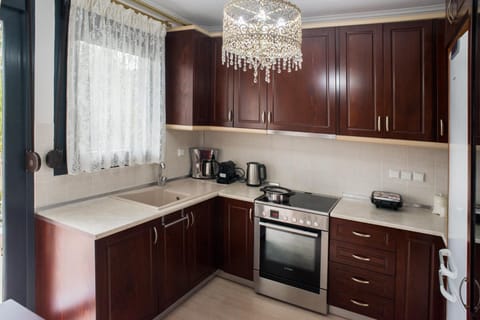 Coffee/tea facilities, Kitchen or kitchenette, minibar, stove