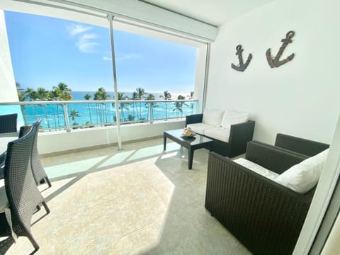View (from property/room), Balcony/Terrace, furniture