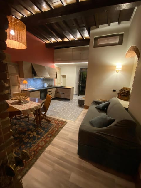 Kitchen or kitchenette, Living room, Dining area