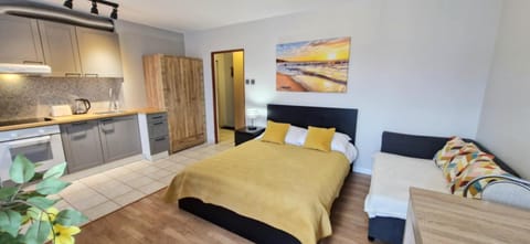 Cozy modern Apartment SUNRISE studio 35m2 balcony 3 persons Apartment in Krakow