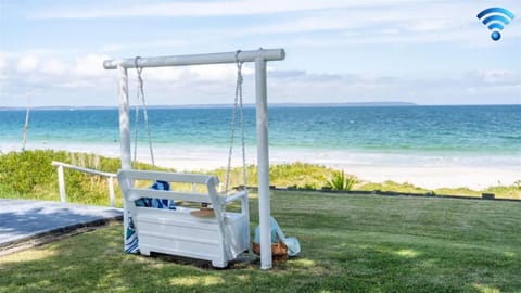 Beach, Sea view, sunbed