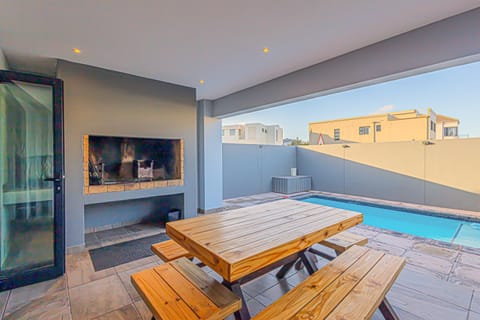 Patio, BBQ facilities, Swimming pool