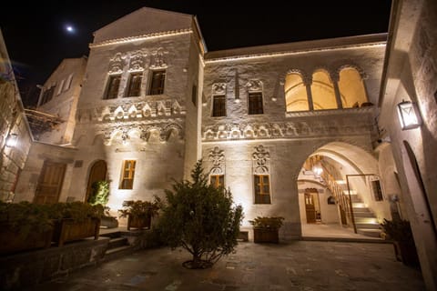 Property building, Facade/entrance, Night, Landmark view, Inner courtyard view