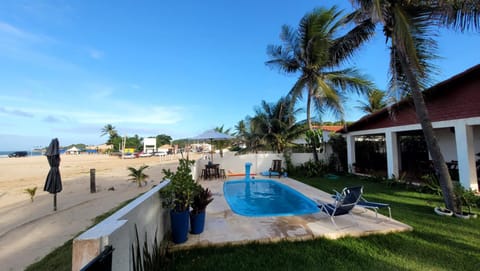 Property building, Day, Natural landscape, BBQ facilities, Beach, Garden view, Pool view, Sea view, Swimming pool, sunbed
