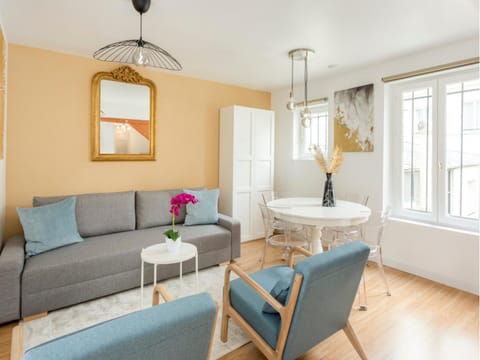 Property building, Living room, Dining area
