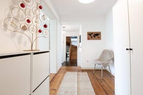 Seating area, wardrobe