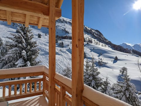 Nearby landmark, Day, Natural landscape, Winter, Skiing, View (from property/room), Balcony/Terrace, Mountain view