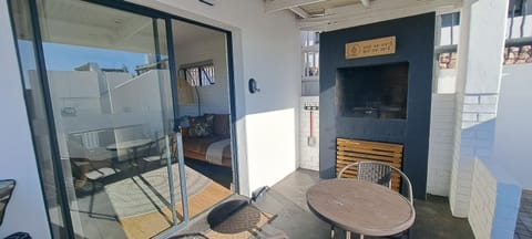 Property building, Patio, Day, BBQ facilities, View (from property/room), View (from property/room), Balcony/Terrace, Living room, Seating area, Dining area, Sea view, Sea view