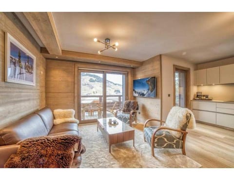 Luxurious 4-room with pool, gym, spa and parking Apartment in Megève