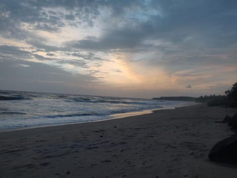 Natural landscape, Beach, Sea view, Sunset