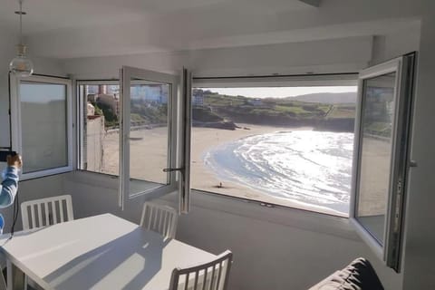 Dining area, Beach, Sea view