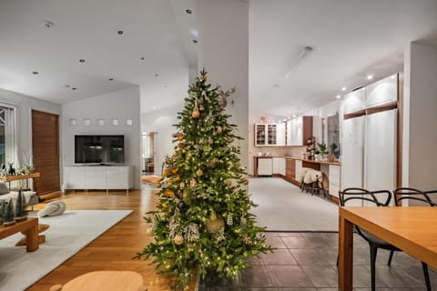 TV and multimedia, Kitchen or kitchenette, Living room, Seating area, Dining area