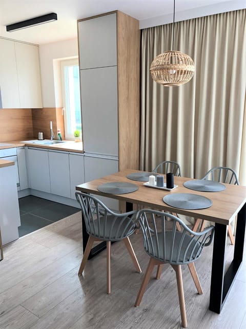 Kitchen or kitchenette, Dining area, stove