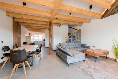 Living room, Seating area, Dining area