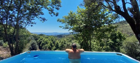 Natural landscape, Mountain view, Swimming pool
