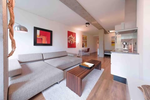 Kitchen or kitchenette, Living room, Seating area