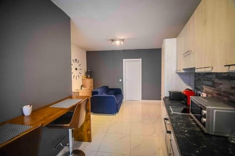 Kitchen or kitchenette, Living room, Seating area, Dining area, minibar, pet friendly, stove