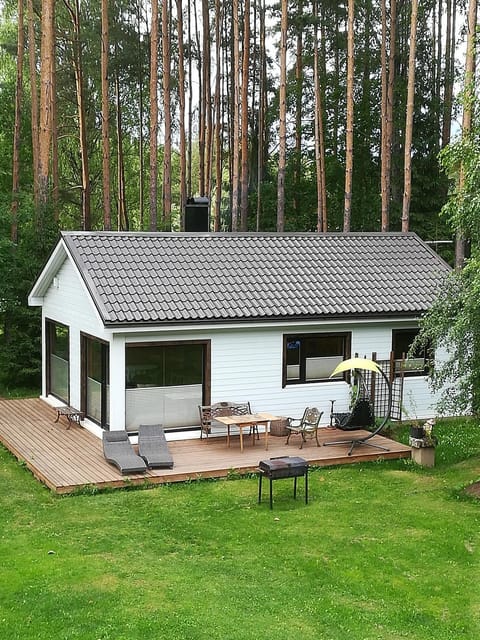 Property building, Summer, Garden view