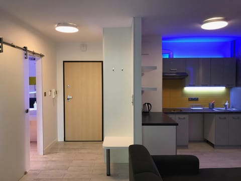 Kitchen or kitchenette, Living room, kitchen