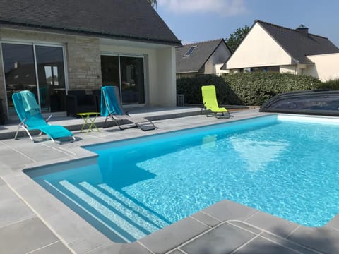 Maison 5 pièces 10-12 personnes avec piscine chauffée - TIFENN Villa in Brittany