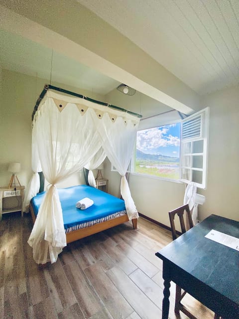Natural landscape, Seating area, Bedroom