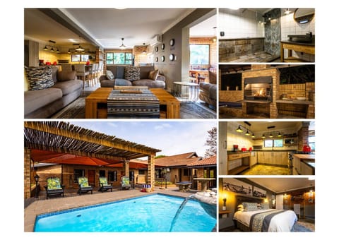 Living room, Seating area, Pool view, Swimming pool