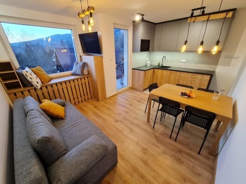 Kitchen or kitchenette, Living room