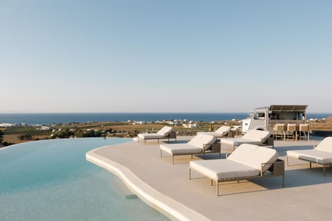 Natural landscape, Seating area, Sea view, Swimming pool, sunbed