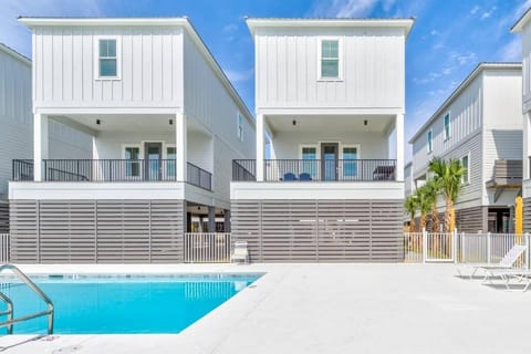 Property building, Patio, Pool view, Swimming pool
