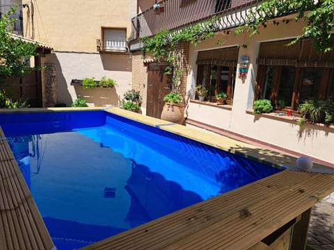 Patio, Pool view, Swimming pool, sunbed
