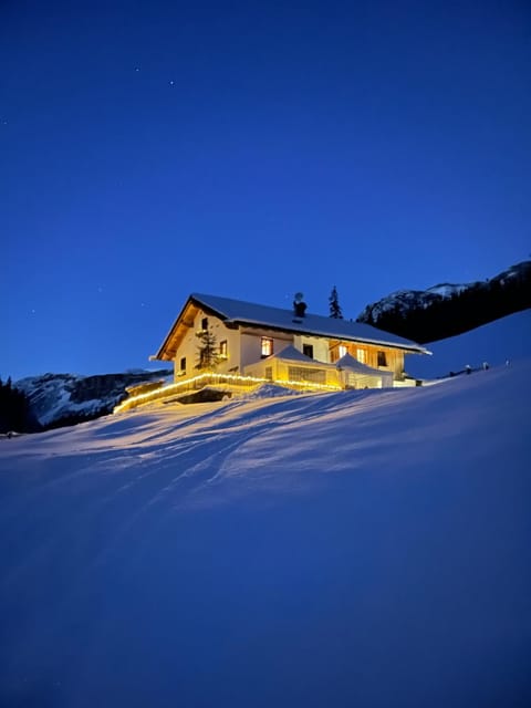 Property building, Night, Natural landscape, Winter