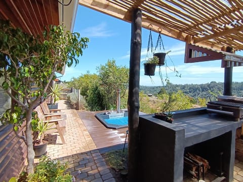 Hot Tub, Mountain view, Sunset