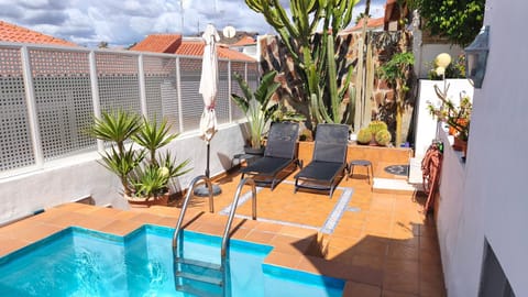 Patio, Day, Balcony/Terrace, Pool view, Swimming pool, sunbed