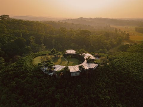 Property building, Natural landscape, Swimming pool