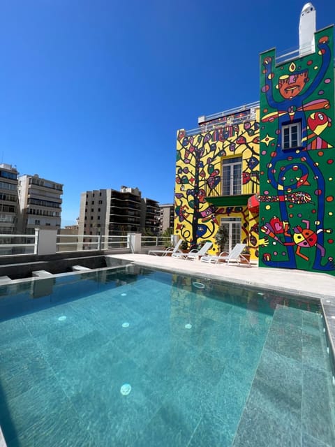Property building, Pool view, Swimming pool