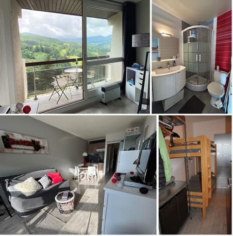 Shower, Restaurant/places to eat, Bed, Natural landscape, Winter, Summer, Ski School, Skiing, Bathroom, TV and multimedia, View (from property/room), Balcony/Terrace, Kitchen or kitchenette, Hiking, Cycling, Mountain view, bunk bed, Parking, locker, microwave, oven, stove